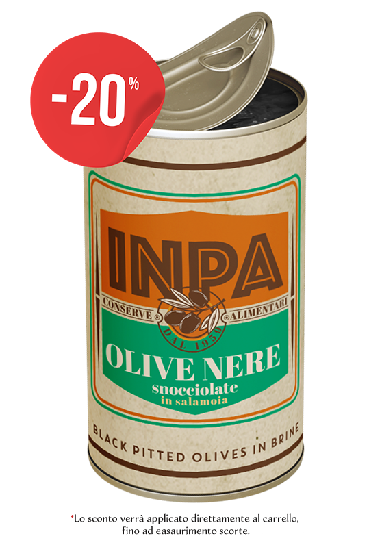 OLIVE NERE SNOCCIOLATE IN LATTTINA - Promo di Primavera  -20%