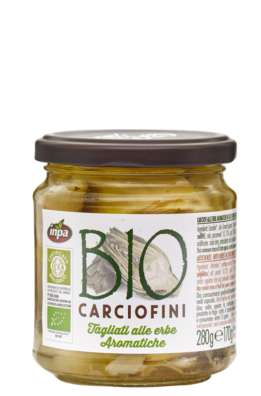 CARCIOFI BIO TAGLIATI AROMATIZZATI